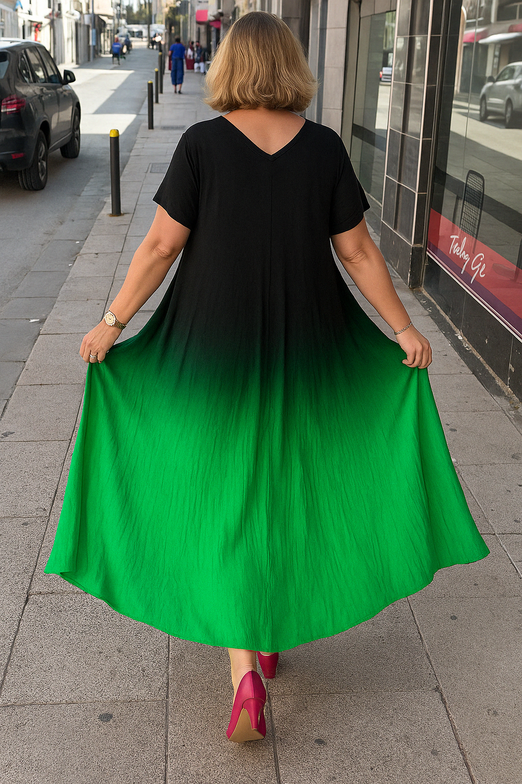 Stylish Tummy Covering Dress | HIBISCUS