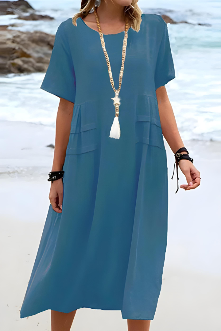 LEORA – TUMMY-SMOOTHING MIDI DRESS