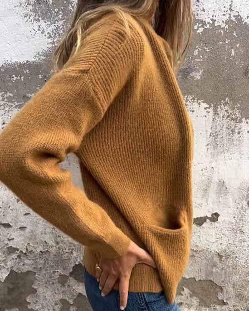 Jasmine - Knitted Zip Cardigan