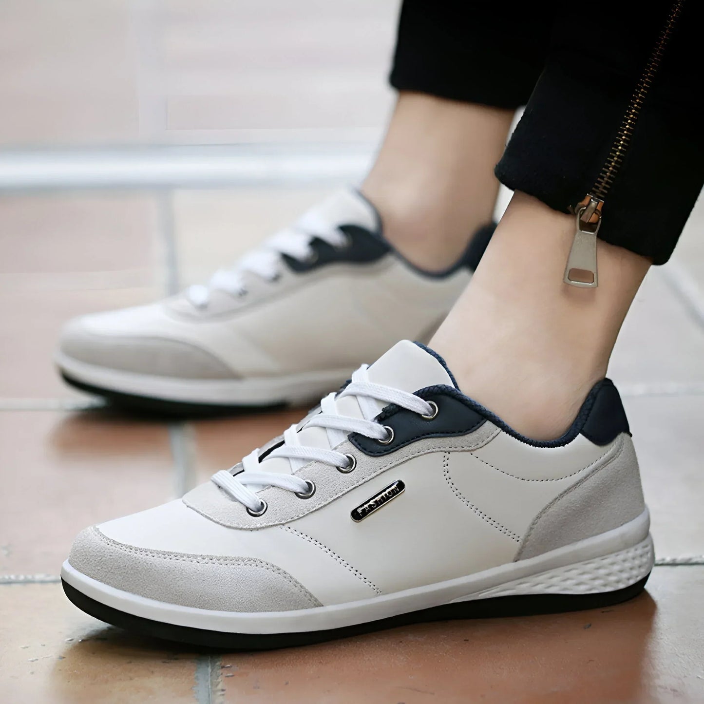 Stefano Panel-Lace Sneakers