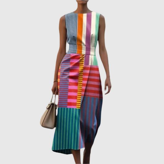 Celin - Printed Sleeveless Dress