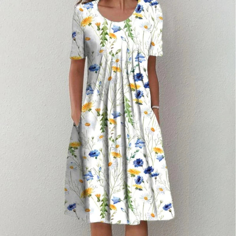 Doreen - Elegant Tummy Covering Dress