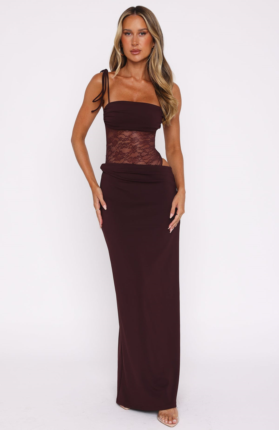 Lily Long Dress - Lemon