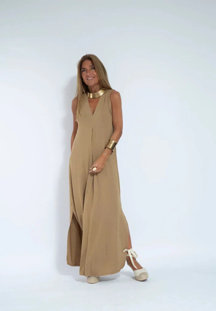 Ayania - Slimming dress and vest set