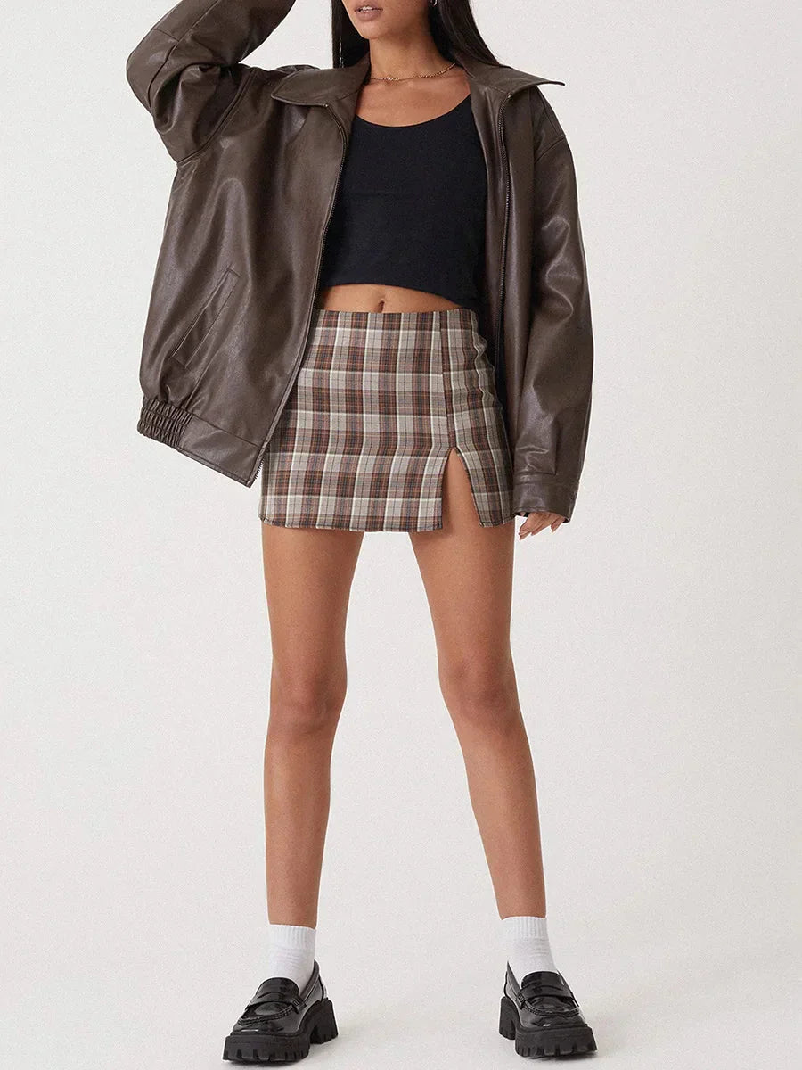 CLARKE™ | Leather Bomber Jacket