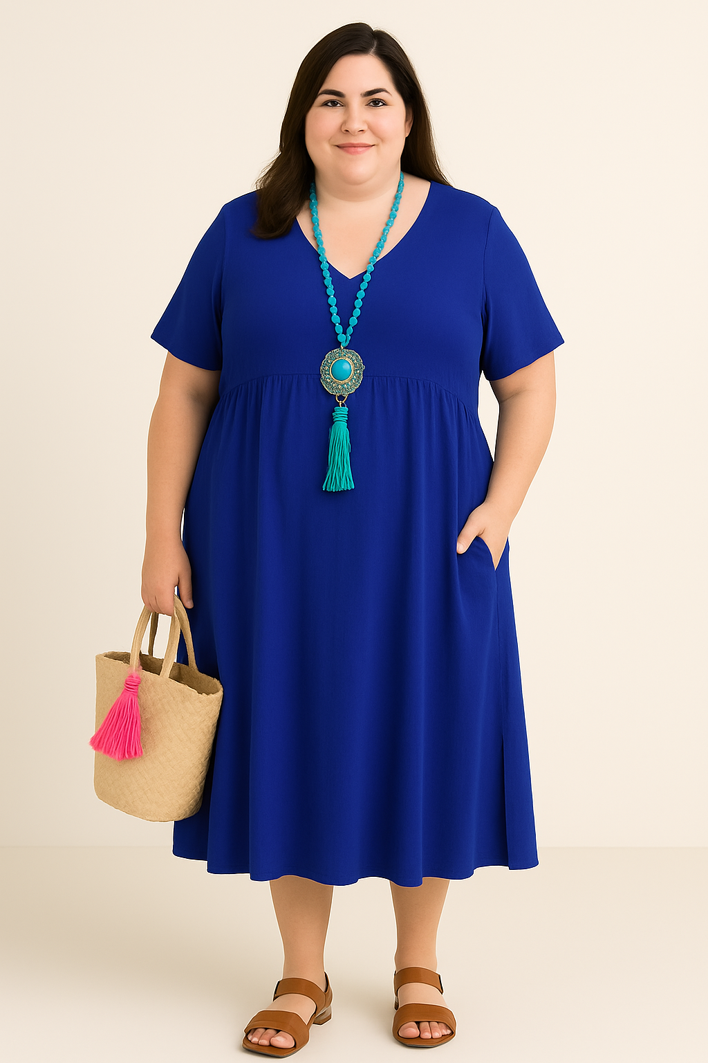 Tummy Covering Dress | HOUSTON