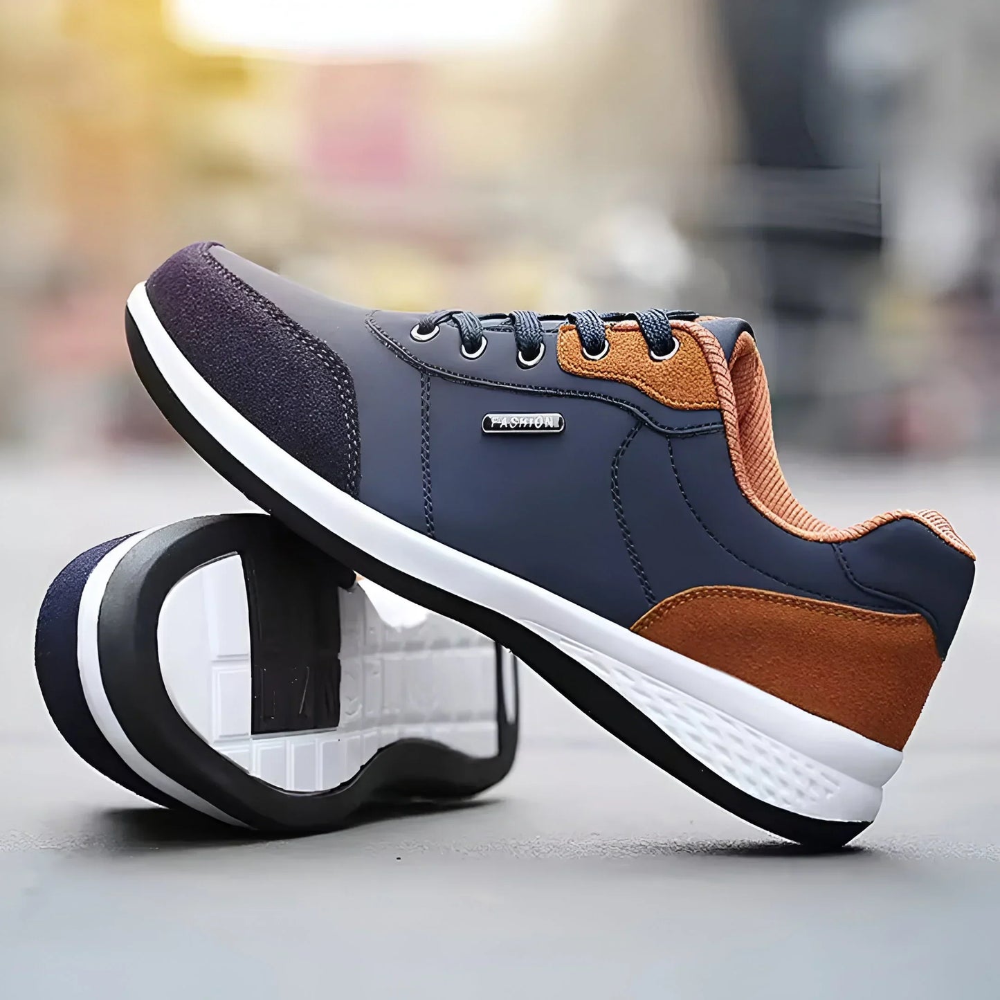 Stefano Panel-Lace Sneakers