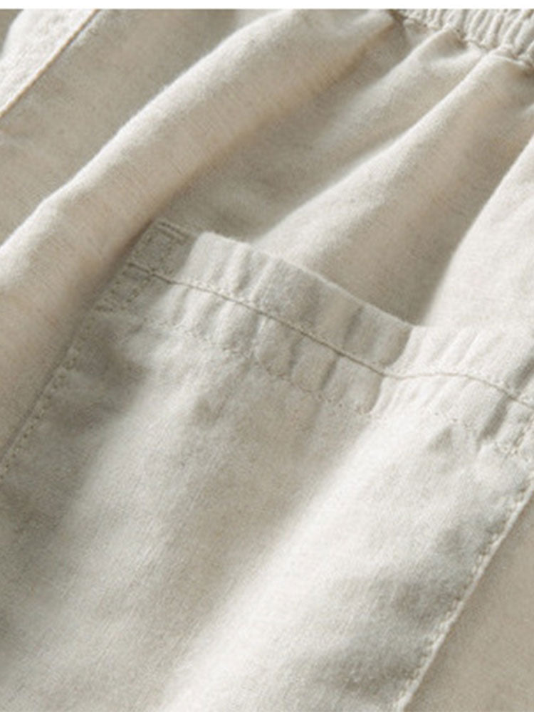 Pleated Shirt & Relaxed Drawstring Trouser Set