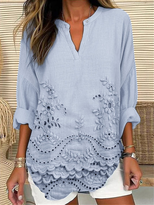 Valona - Elegant Printed Top