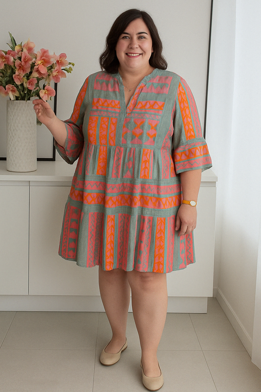 Vintage Tummy Covering Dress | LAVENDER