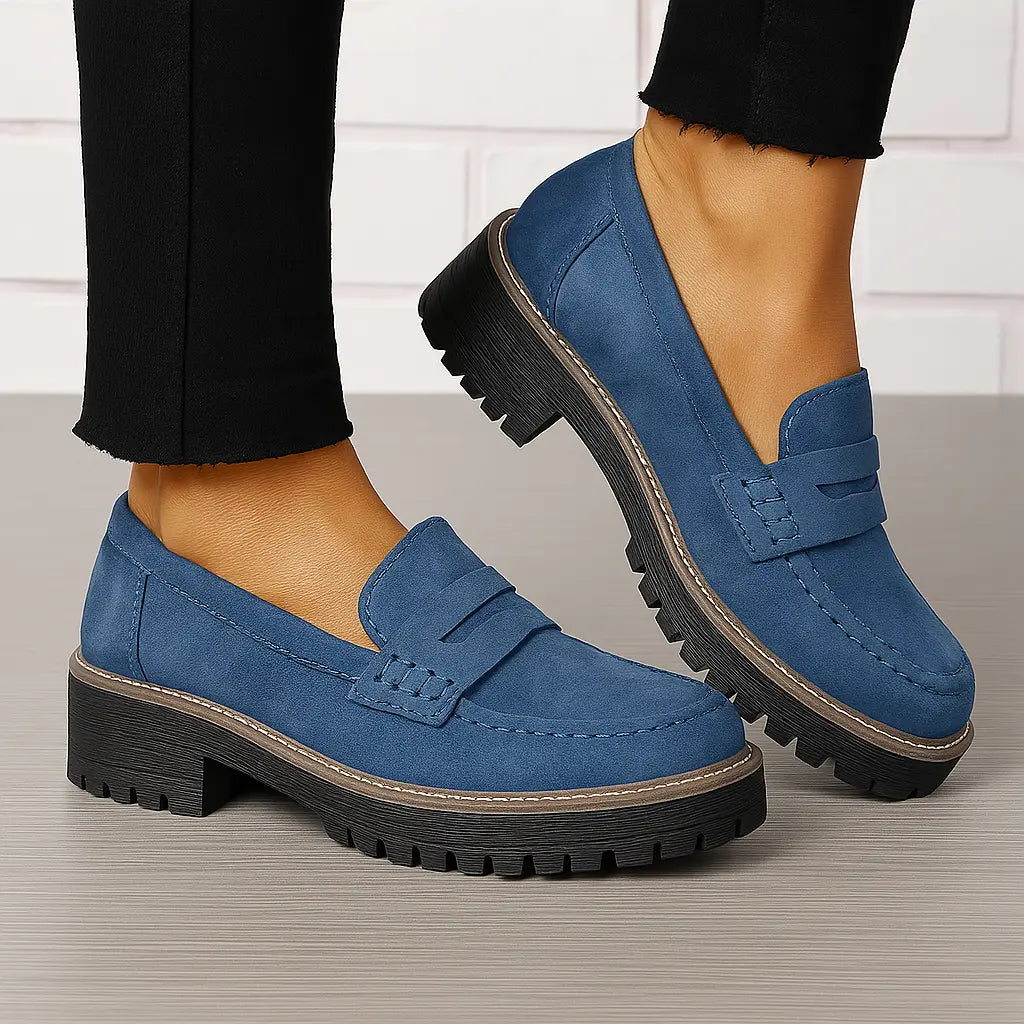 Nadia | Zeitlose Loafer aus Wildleder
