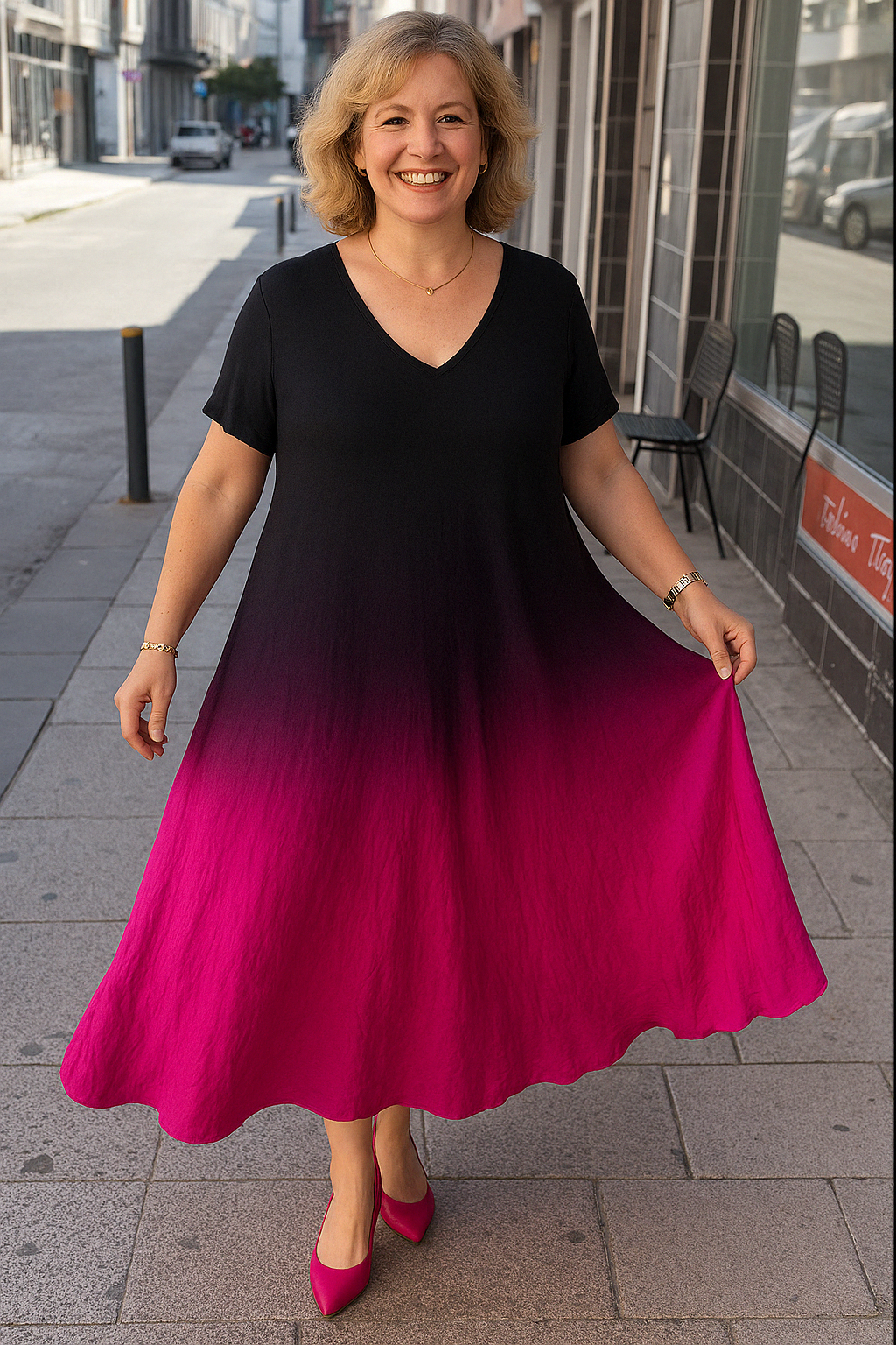Stylish Tummy Covering Dress | HIBISCUS