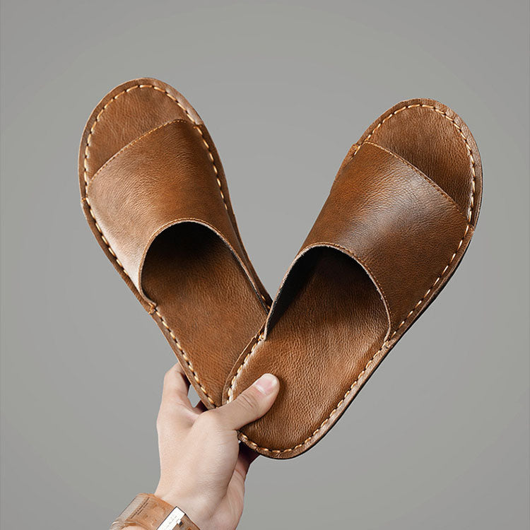 Marco Genuine Leather Slides