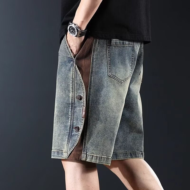 Tomas Retro Button Shorts