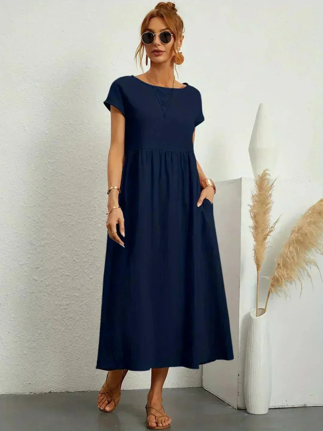 Eliana Summer Dress with Pockets