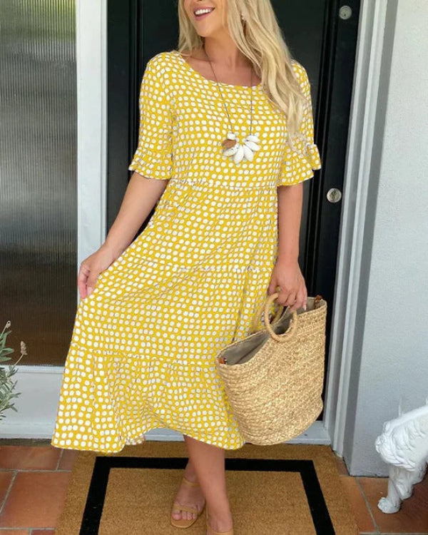 Angel | Relaxed Tiered Midi Dress