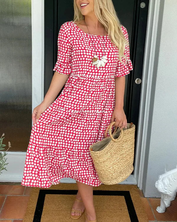 Angel | Relaxed Tiered Midi Dress