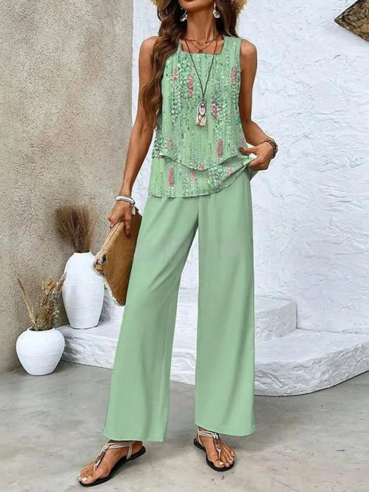 Helen - Sleeveless Summer Co-ord