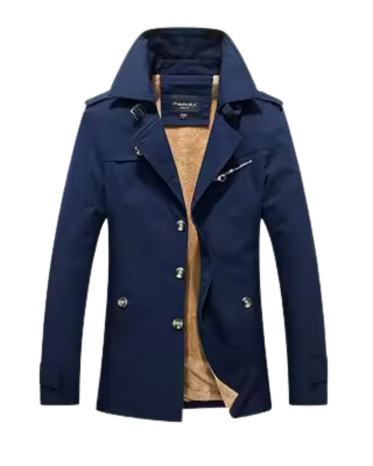 Elegant Padded Trench Coat