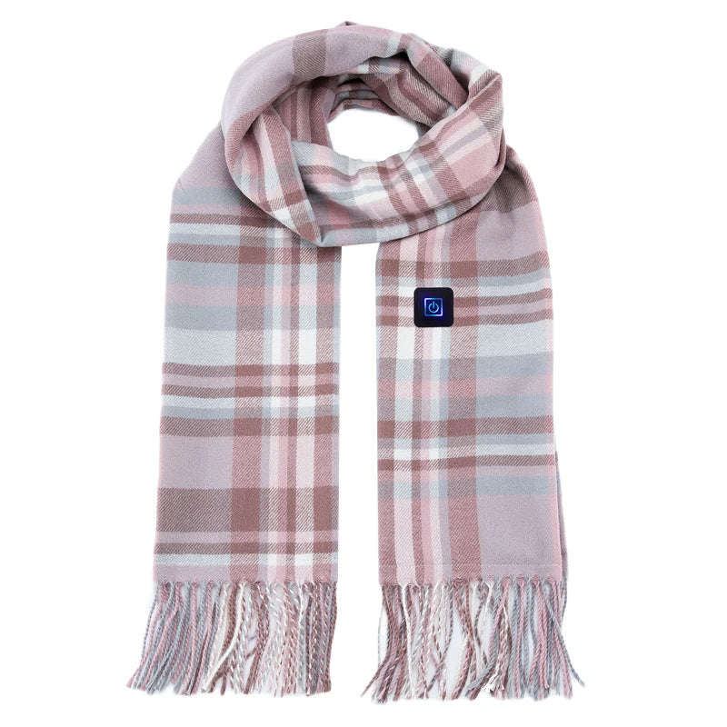 Winter USB Heated Scarf – Cozy Neck & Shoulder Warmer