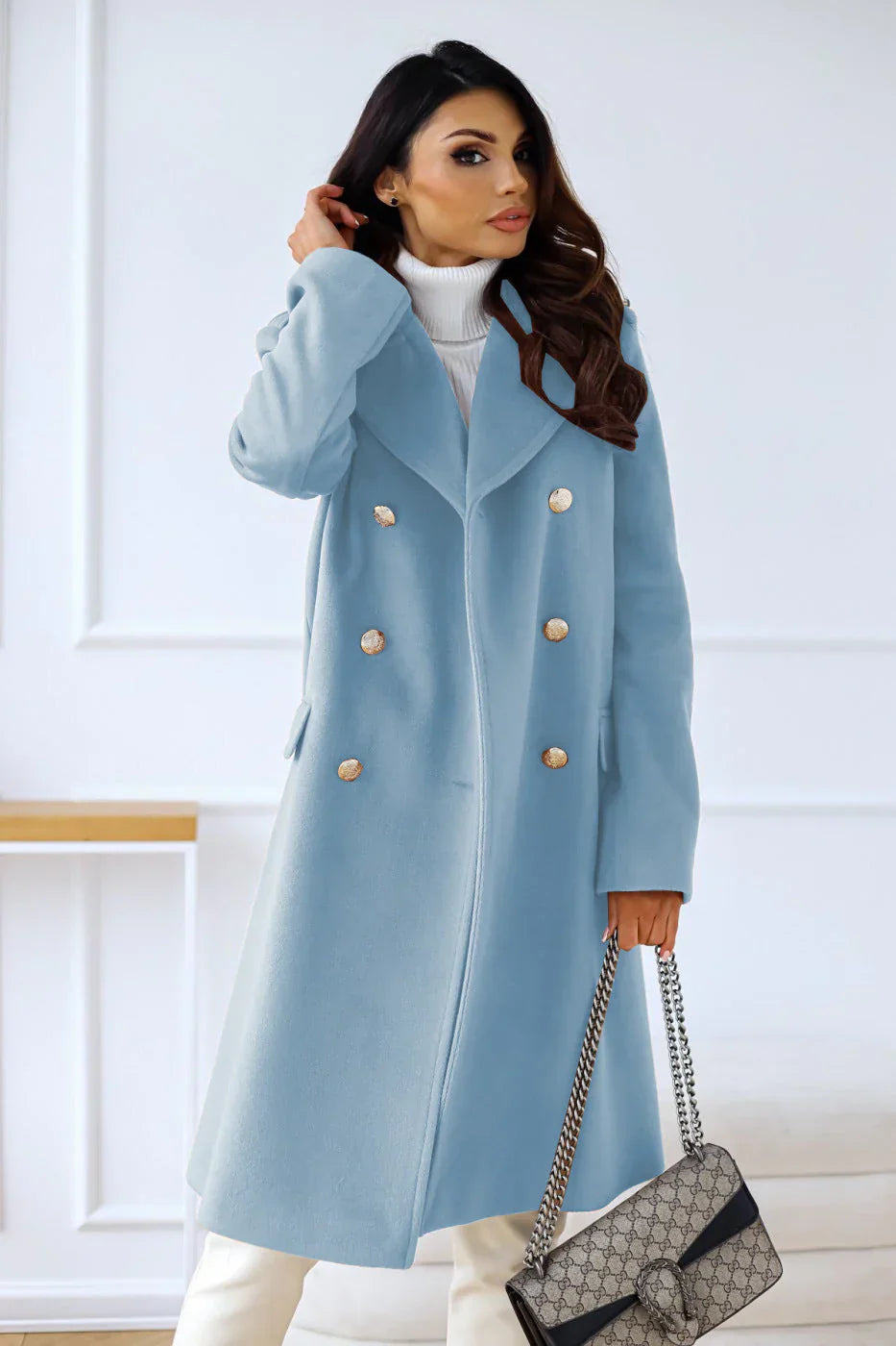 MARA™ | Double-Breasted Wool Coat