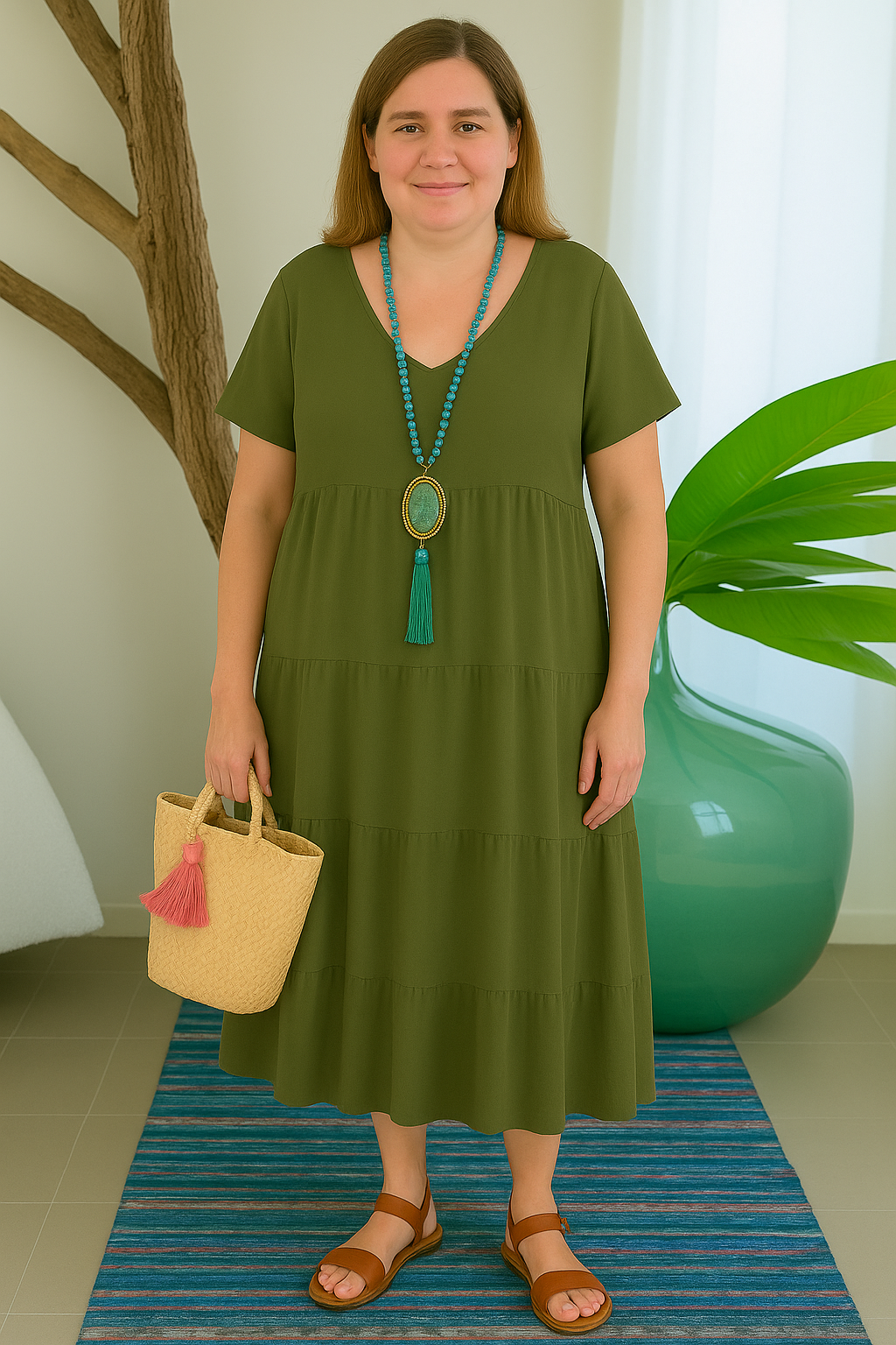 Tummy Covering Dress | HOUSTON