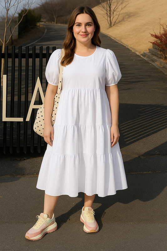 O-neck Tummy Covering Dress | NAIROBI