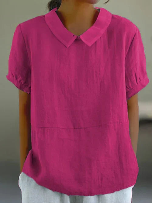 Deborah | Relaxed Fit Collared Blouse