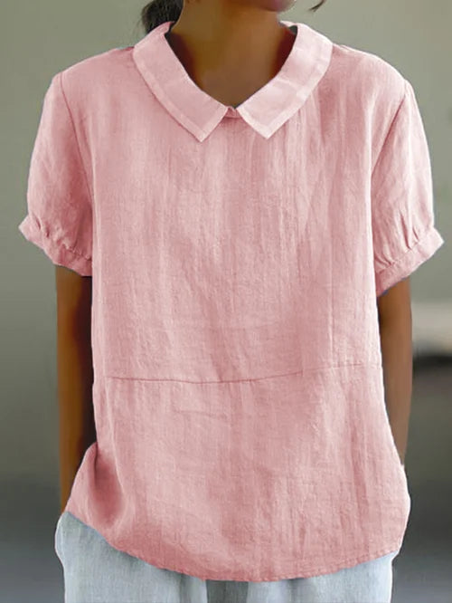 Deborah | Relaxed Fit Collared Blouse