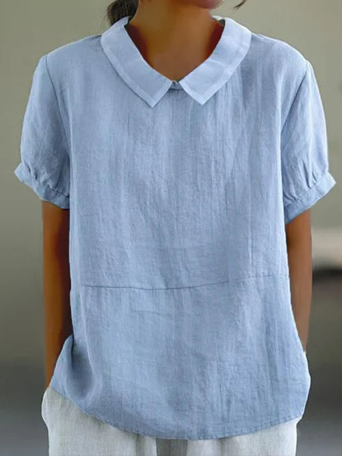 Deborah | Relaxed Fit Collared Blouse