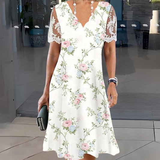 ROUPINA - STYLISH A-LINE TUMMY COVERING DRESS