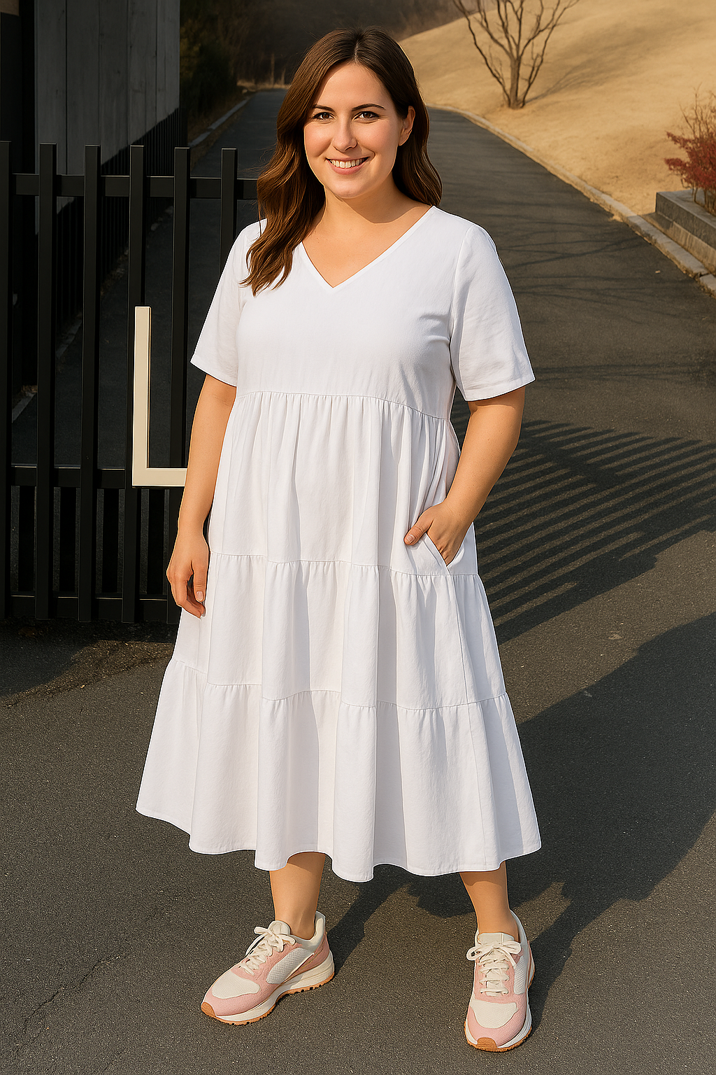 O-neck Tummy Covering Dress | NAIROBI