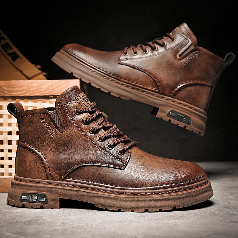 Dresden Mid Leather Boots