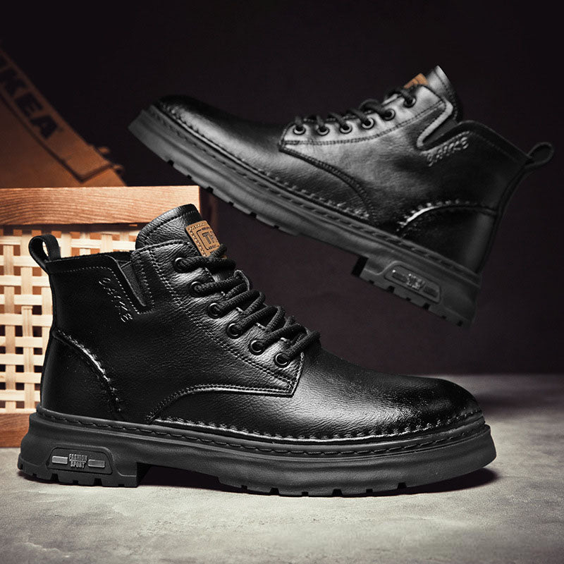 Dresden Mid Leather Boots