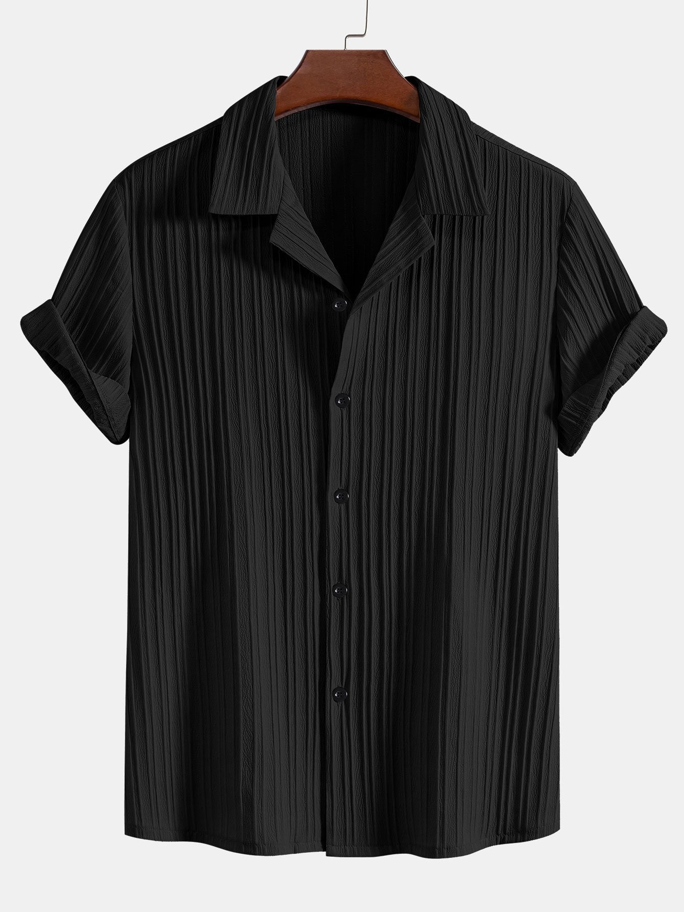 Pleated Shirt & Relaxed Drawstring Trouser Set