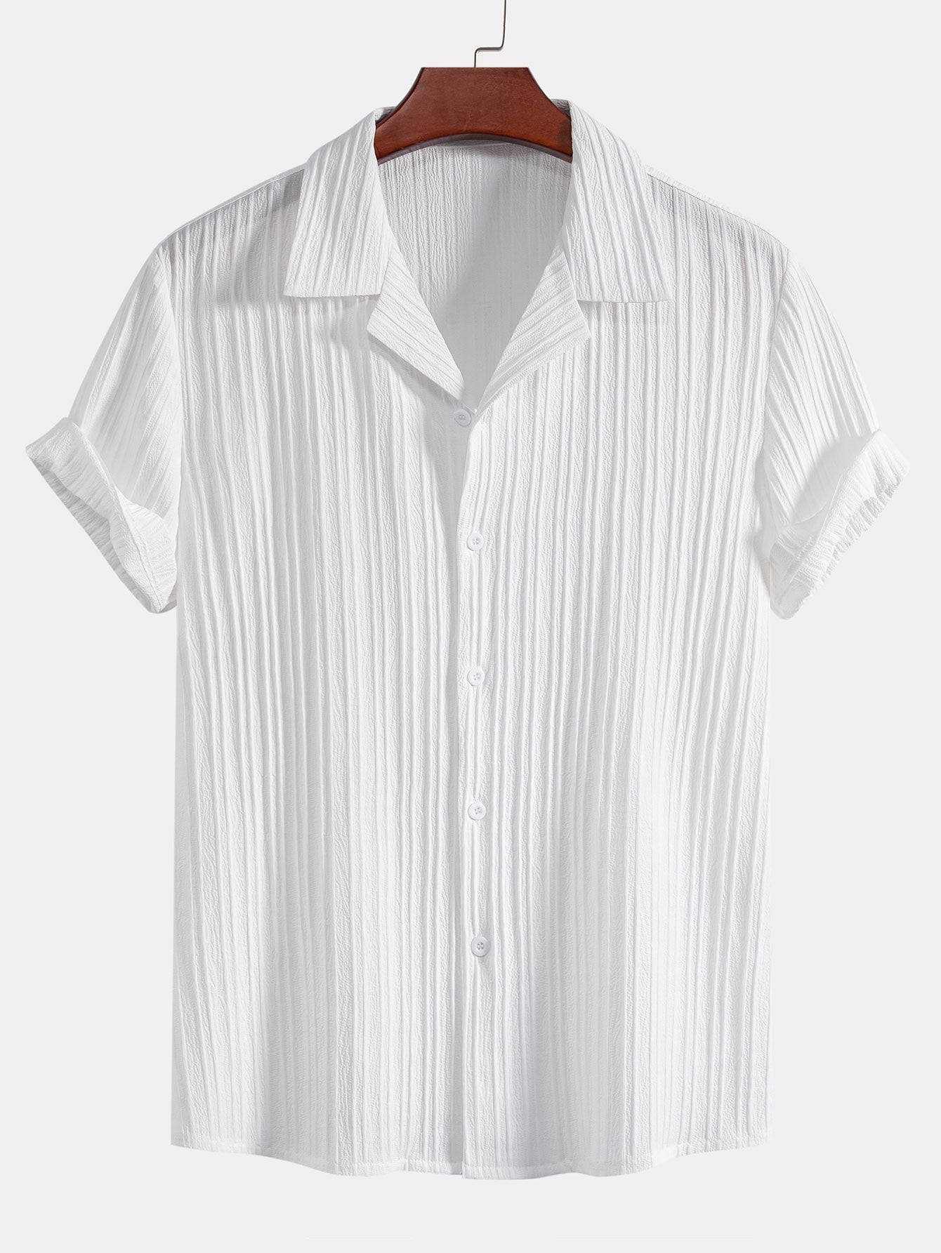 Pleated Shirt & Relaxed Drawstring Trouser Set