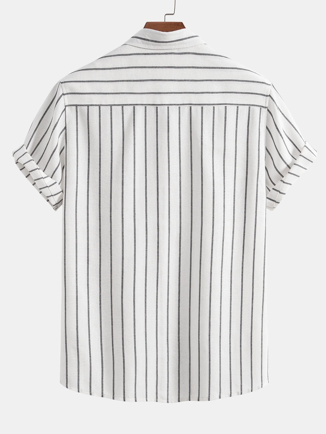 Striped Shirt & Relaxed Trousers Set