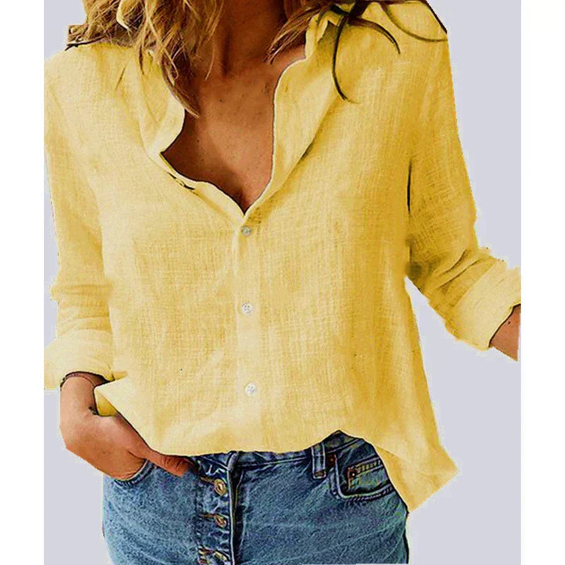 Kaia | Bird Print Long Sleeve Shirt
