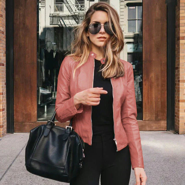 ESTHER™ | Leather Jacket