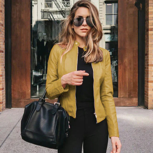 ESTHER™ | Leather Jacket